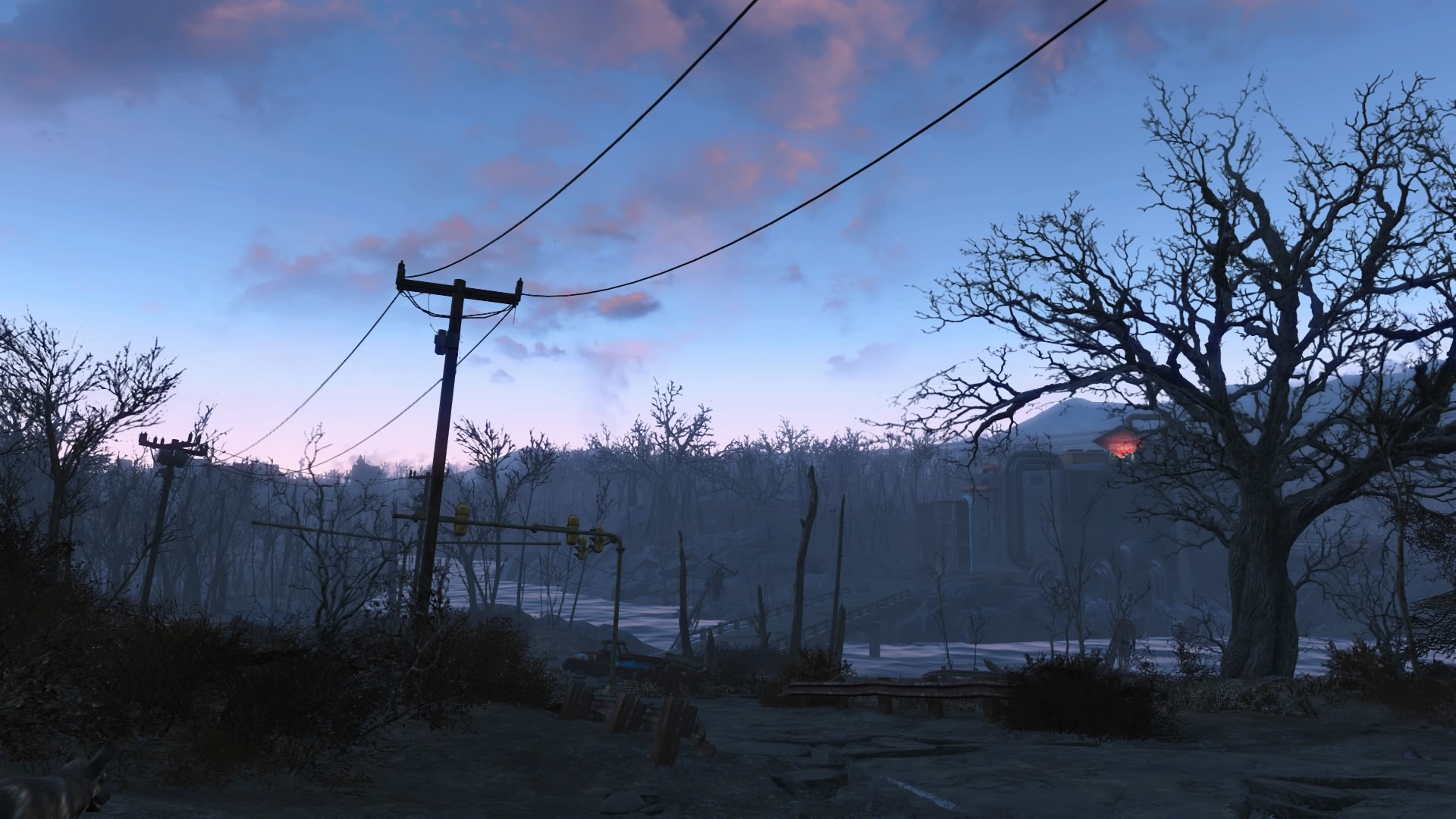 Fallout 4 сосны у дороги фото 82