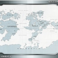 Карта мира Ace Combat.